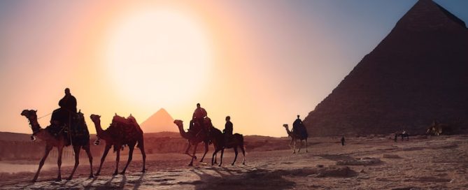 Pyramids of Giza Cairo Egypt