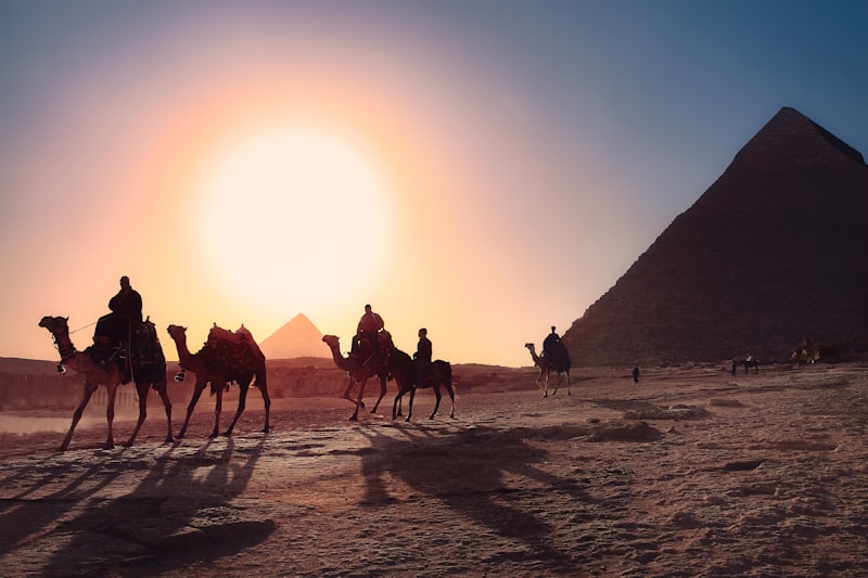 Pyramids of Giza Cairo Egypt