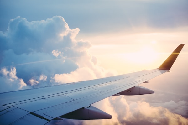 Flight Booking Service Airplane in flight booking service